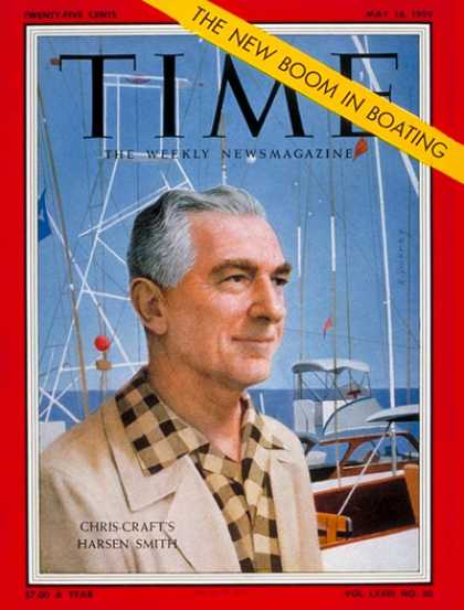 Time - Harsen Smith - May 18, 1959 - Boating - Sports