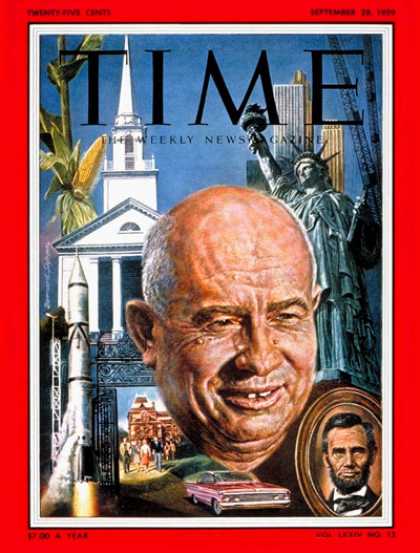 Time - Nikita Khrushchev - Sep. 28, 1959 - Russia - Communism