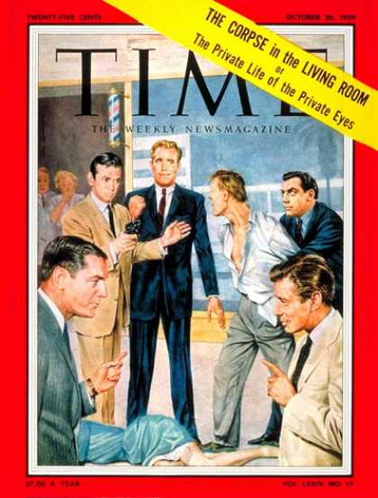 Time - TV's Private Eyes - Oct. 26, 1959 - Television - Broadcasting