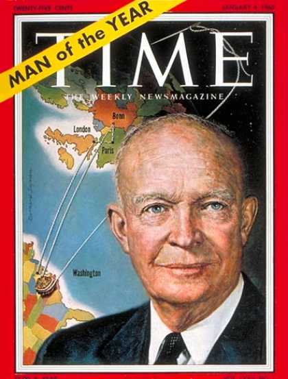 Time - Dwight D. Eisenhower, Man of the Year - Jan. 4, 1960 - Dwight Eisenhower - Perso