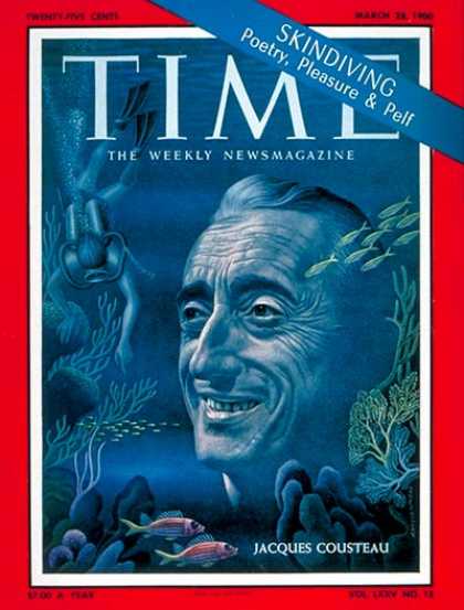 Time - Jacques Cousteau - Mar. 28, 1960 - Oceans - Environment