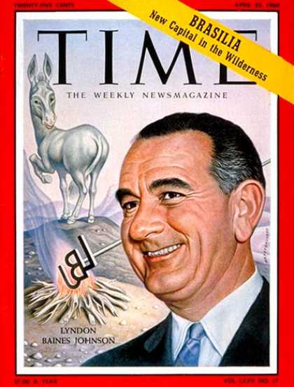 Time - Lyndon Baines Johnson - Apr. 25, 1960 - Lyndon B. Johnson - Congress - Senators