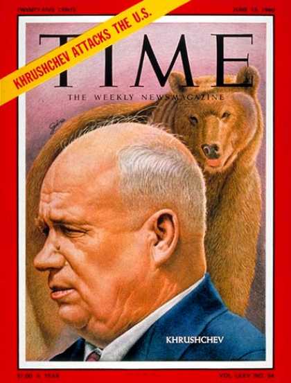 Time - Nikita Khrushchev - June 13, 1960 - Russia