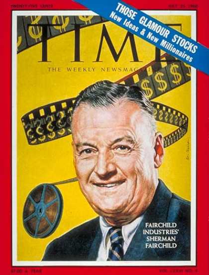 Time - Sherman F. Fairchild - July 25, 1960 - Movies - Business