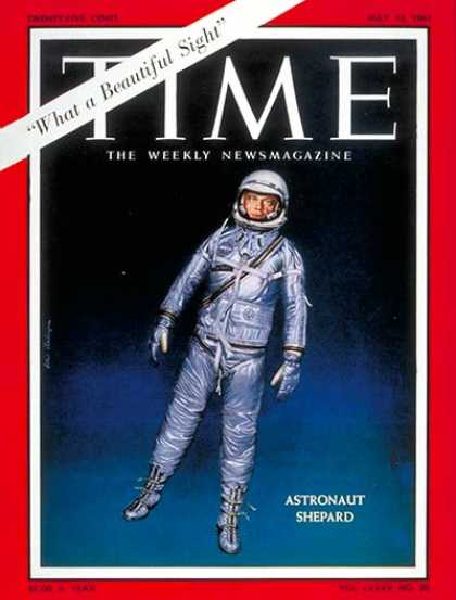Time - Alan Shepard - May 12, 1961 - NASA - Astronauts - Space Exploration
