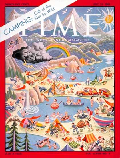 Time - Call of the Not So Wild - July 14, 1961 - Travel - Environment - Camping