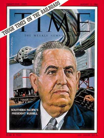 Time - Donald J.M. Russell - Aug. 11, 1961 - Transportation - Railroads