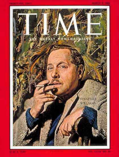 Time - Tennessee Williams - Mar. 9, 1962 - Theater - Books