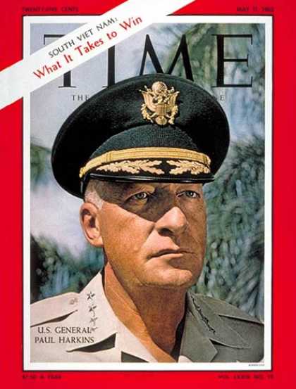 Time - General Paul Harkins - May 11, 1962 - Vietnam War - Generals - Vietnam