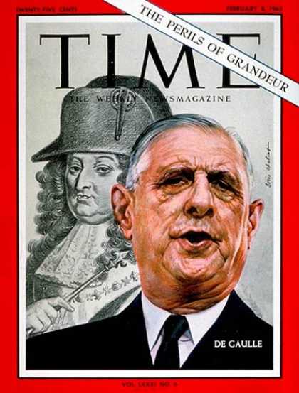 Time - Charles DeGaulle - Feb. 8, 1963 - France