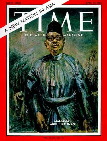 Time - Abdhul Rahman - Apr. 12, 1963 - Malaysia