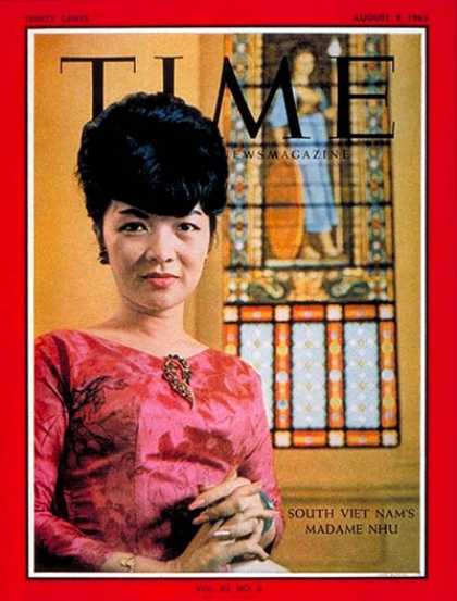 Time - Mme. Ngo Dinh Nhu - Aug. 9, 1963 - Vietnam