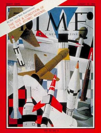 Time - U.S. Atomic Arsenal - Aug. 23, 1963 - Nuclear Weapons - Atomic Bomb - Weapons -
