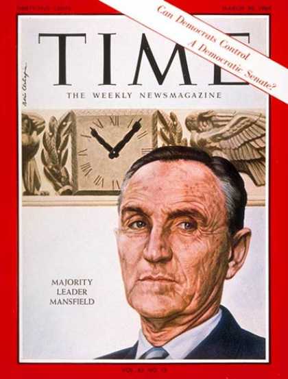 Time - Mike Mansfield - Mar. 20, 1964 - Politics