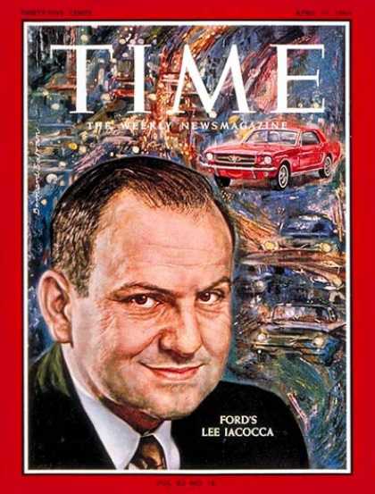 Time - Lee Iacocca - Apr. 17, 1964 - Ford Motor Co. - Cars - Automotive Industry - Tran