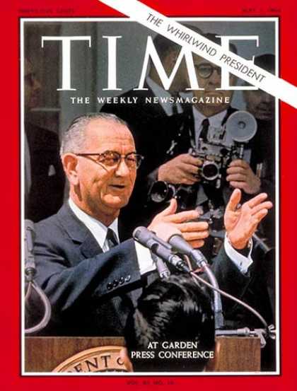 Time - Lyndon B. Johnson - May 1, 1964 - U.S. Presidents - Politics