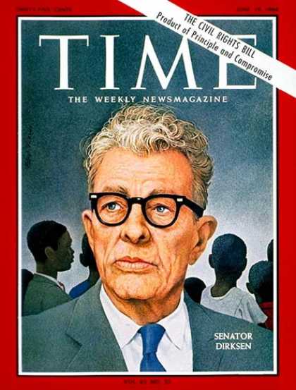 Time - Sen. Everett Dirksen - June 19, 1964 - Everett Dirksen - Congress - Senators - P