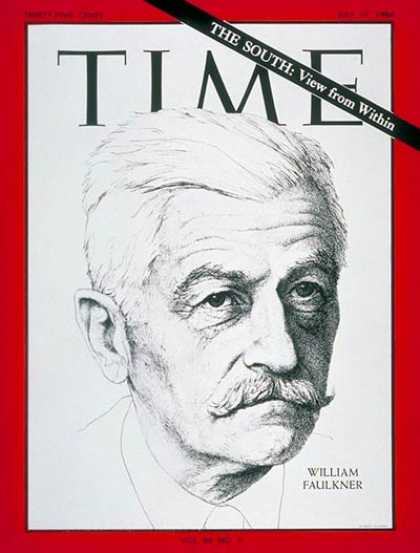 Time - William Faulkner - July 17, 1964 - Books