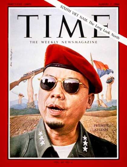 Time - Maj. Gen. Khanh - Aug. 7, 1964 - Vietnam War - Vietnam