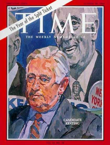Time - Sen. Kenneth Keating - Oct. 30, 1964 - Congress - Senators - Politics