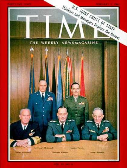 Time - The Joint Chiefs - Feb. 5, 1965 - Military