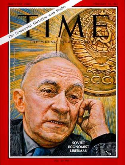 Time - Evsei Liberman - Feb. 12, 1965 - Business - Communism - Economy