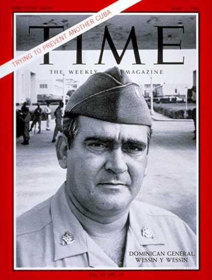 Time - General Wessin Wessin - May 7, 1965 - Dominica - Generals