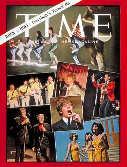 Time - Rock 'n' Roll - May 21, 1965 - Rock - Popular Culture - Music