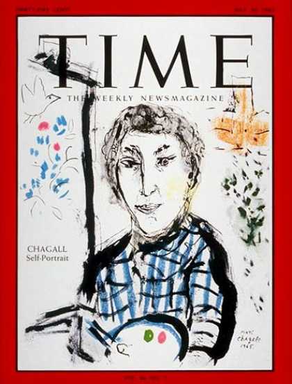 Time - Marc Chagall - July 30, 1965 - Painters - Art