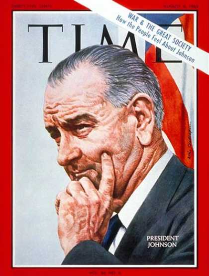 Time - Lyndon B. Johnson - Aug. 6, 1965 - U.S. Presidents - Politics