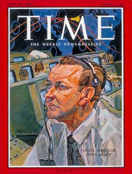Time - Chris Kraft - Aug. 27, 1965 - NASA - Space Exploration