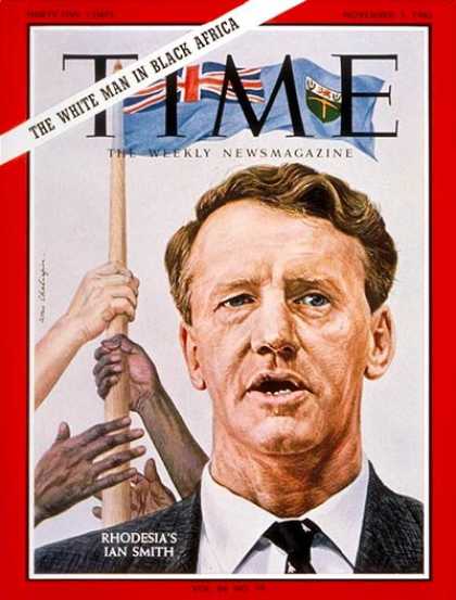 Time - Ian Smith - Nov. 5, 1965 - Rhodesia