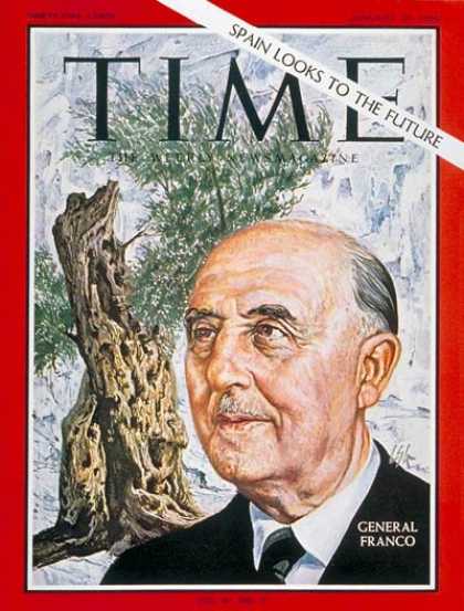Time - General Franco - Jan. 21, 1966 - Francisco Franco - Spain - Military - World War