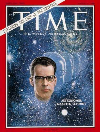 Time - Maarten Schmidt - Mar. 11, 1966 - Astronomy - Space Exploration