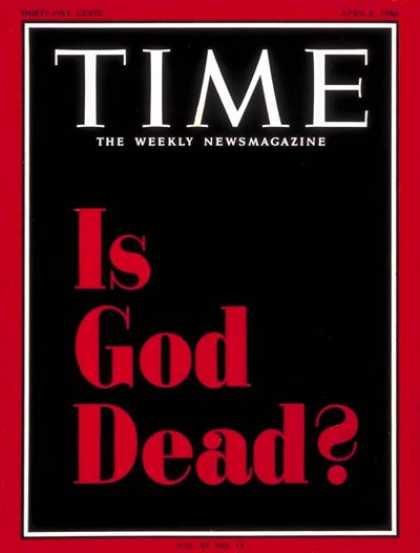 Time - Is God Dead? - Apr. 8, 1966 - Religion