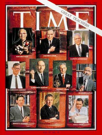 Time - Great College Teachers - May 6, 1966 - Teachers - Colleges & Universities - Educ