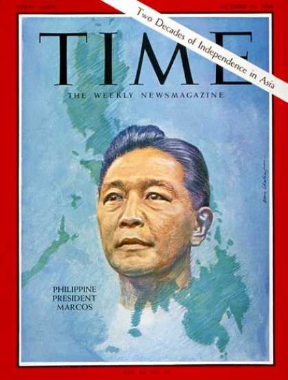 Time - Ferdinand Marcos - Oct. 21, 1966 - Philippines
