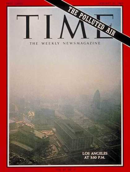 Time - Polluted Air - Jan. 27, 1967 - Cars - Pollution - Environment