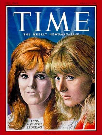Time - Lynn and Vanessa Redgrave - Mar. 17, 1967 - Theater - Actresses - Movies