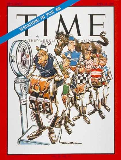 Time - 1968 Candidates - Apr. 14, 1967 - Presidential Elections - Politics - Lyndon B.