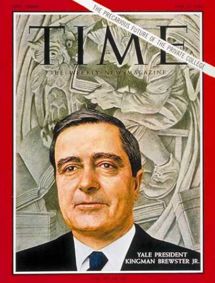 Time - Kingman Brewster Jr. - June 23, 1967 - Yale - Education