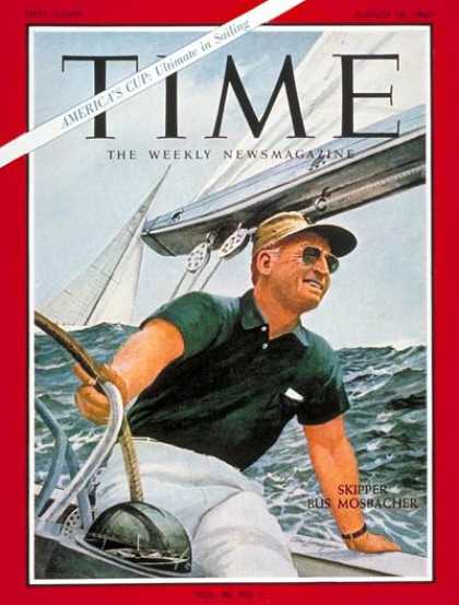 Time - Bus Mosbacher - Aug. 18, 1967 - Sailing - Sports