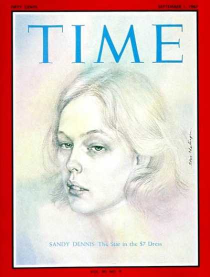Time - Sandy Dennis - Sep. 1, 1967 - Movies - Actresses