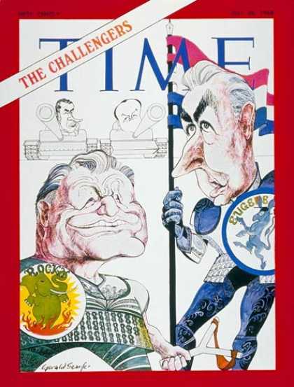 Time - Nelson Rockefeller, Eugene McCarthy - July 26, 1968 - Nelson Rockefeller - Eugen