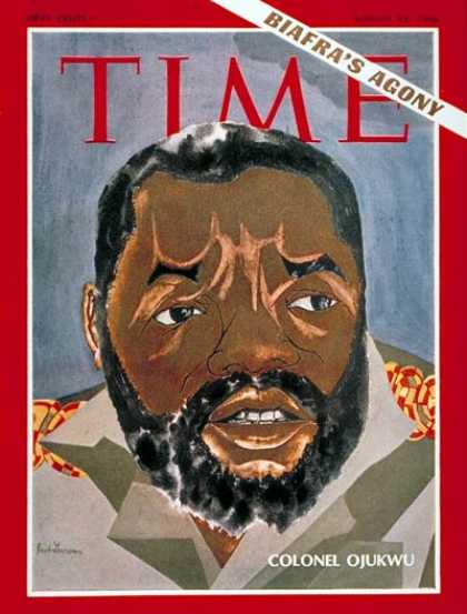 Time - Lt. Col. Ojukwu - Aug. 23, 1968 - Biafra - Africa