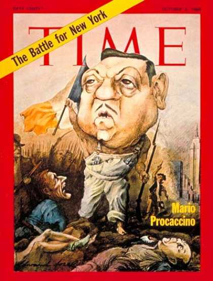 Time - Mario Procaccino - Oct. 3, 1969 - New York - Politics