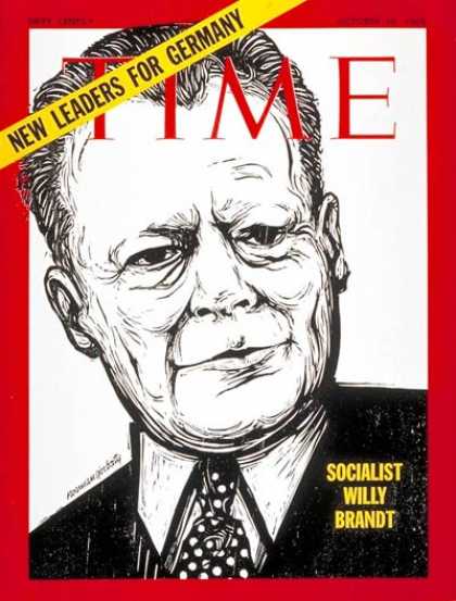 Time - Willy Brandt - Oct. 10, 1969 - Germany - Socialism