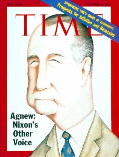 Time - Spiro Agnew - Nov. 14, 1969 - Politics