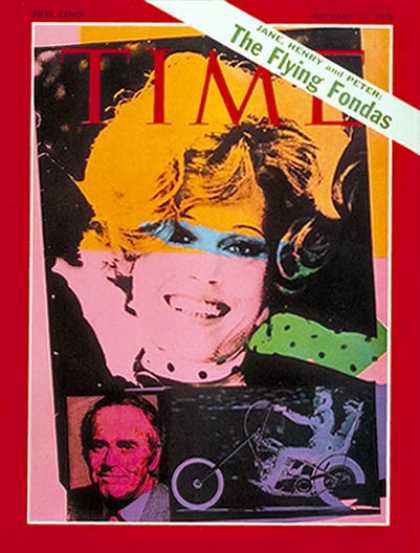 Time - Jane, Henry & Peter Fonda - Feb. 16, 1970 - Actresses - Movies