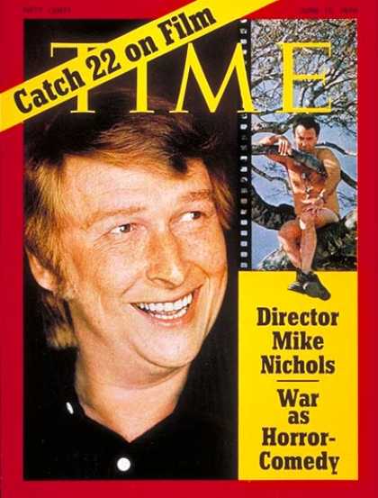 Time - Mike Nichols - June 15, 1970 - Directors - Theater - Movies